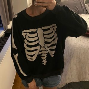 Wildfox skeleton sweatshirt
